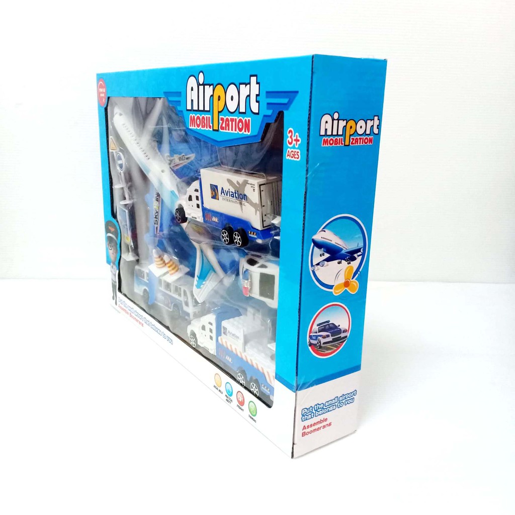 AIRPORT โมเดล เครื่องบิน งานเป็นเซ็ต สินค้า ได้ตามรูปแน่นอน 100% สินค้ามีพร้อมส่ง ถูกใจ เด็ก ๆ  238 ราคา ถูกที่สุด ดีลบีเคเค แกลเลอรีภาพที่ 2