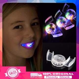 Wj พร็อพฟันมีไฟ Led สําหรับปาร์ตี้ฮาโลวีน 1 ชิ้น