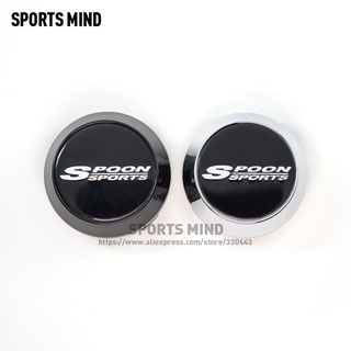 ฝาครอบดุมล้อรถยนต์ 60 มม. สําหรับ SPOON SPORTS WHEEL Emblem Logo CE28 Rim TE37 Tokyo Time Attack 4 ชิ้น ต่อล็อต