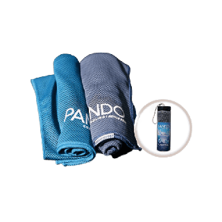 PANDO Towel Cooling Active Pro-Blue ผ้าเย็น ลดอุณหภูมิ