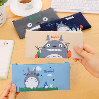 กระเป๋าดินสอ Totoro กระเป๋าเครื่องเขียน สไตล์ญี่ปุ่น กระเป๋าดินสอน่ารัก