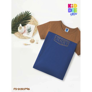 FS-2030796Brown shortsleeved top blue bottomเสื้อแขนสั้นท่อนบนสีน้ำตาล-ท่อนล่างสีน้ำเงินเหมาะสำหรับเด็กอายุตั้งแต่3-12ปี