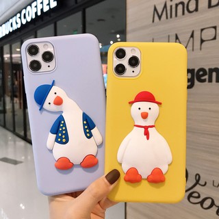 เคสโทรศัพท์มือถือ ลายการ์ตูนเป็ด สําหรับ Samsung Galaxy S20 Fe S8 S9 S10 Plus Note 8 9 10 20 Ultra A10S A20S