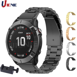 สายนาฬิกาข้อมือสแตนเลส 26/22/20 มม. สําหรับ Garmin Fenix 5 5X 5S Plus 6 6S 6X Pro 3 3HR