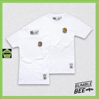 beesy เสื้อคอกลม ชาย หญิง รุ่น Bubble bee สีขาว