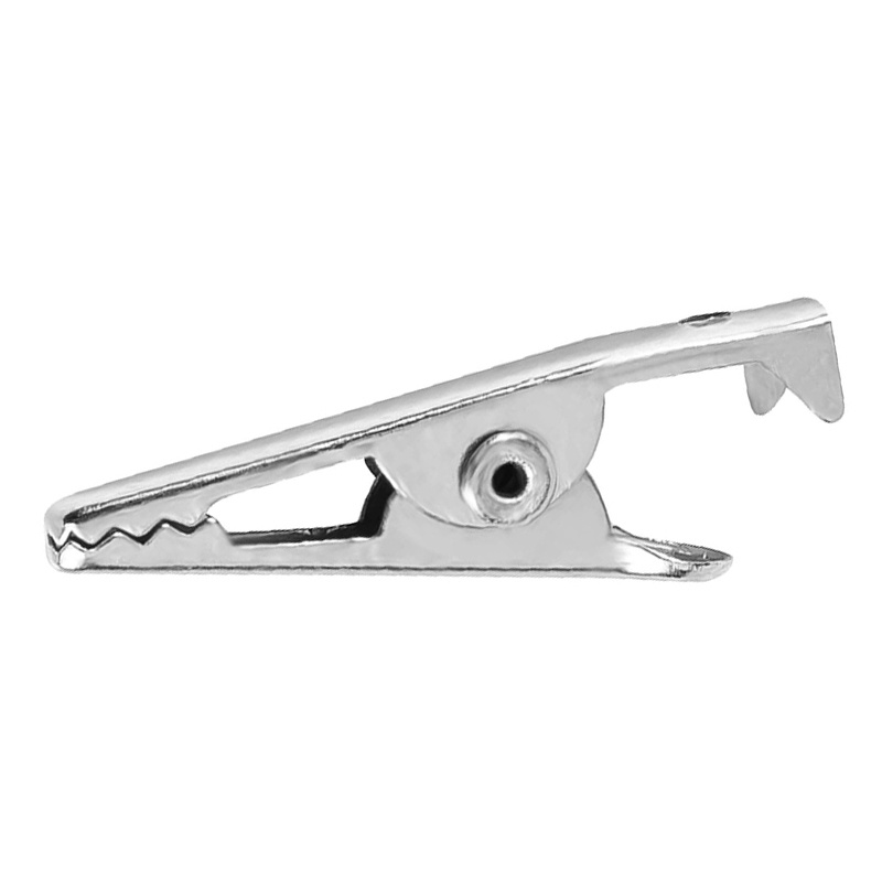 คลิปหนีบปากจระเข้ โลหะ ชุบนิกเกิล ขนาดเล็ก 1.06 นิ้ว 27 มม. 100 ชิ้น - รูปที่ 2