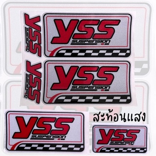 สติ๊กเกอร์ติดโช๊ค yss 3M สะท้อนแสง