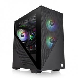 THERMALTAKE CASE DIVIDER 170 TG ARGB BLACK : CA-1S4-00S1WN-00 Thermaltake Divider 170 TG ARGB Micro Chassis