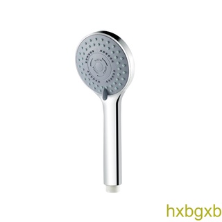 [hxbgxb]Shower Head Chrome Finish Surface 5 Mode Setting Rainfall Hand Spray Pressurize Water Saving Bath Sprayer