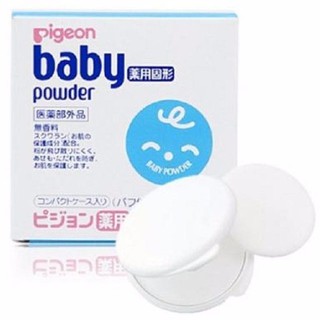 Pigeon baby powder 45 g. แป้งเด็ก พีเจ้น เนื้อละเอียด พร้อมพัฟ คุมมัน หอมอ่อนๆ จากญี่ปุ่นค่ะ