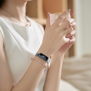 สายนาฬิกาข้อมือสายรัดข้อมือโลหะสําหรับ Fitbit Luxe