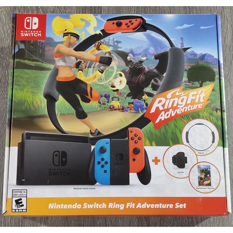 มือสอง / มือ2 Nintendo Switch Bundle Ringfit ประกันร้าน 7 เดือน สภาพดีมาก ใช้งานได้ปกติ อุปกรณ์ครบกล่อง พร้อมใบเสร็จ