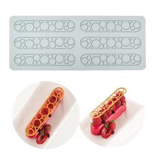 แม่พิมพ์ซิลิโคน ทรงกลม ลายลูกไม้ 3D สําหรับตกแต่งเค้ก ฟองดองท์ เบเกอรี่