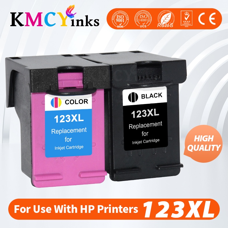 KMCYinks Compatible 123XL Black Ink Cartridge Replacement for HP 123 XL ...