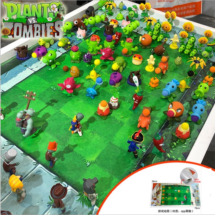 Plants Vs. Zombies เสื่อโพลีเอสเตอร์กันน้ําทนต่อการสึกหรอขนาด 38x76 ซม