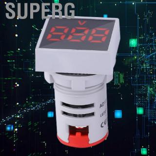 [Ready Stock] superg ดิจิตอลจอแสดงผล led โวลต์มิเตอร์ ac 20-500 v แอมมิเตอร์