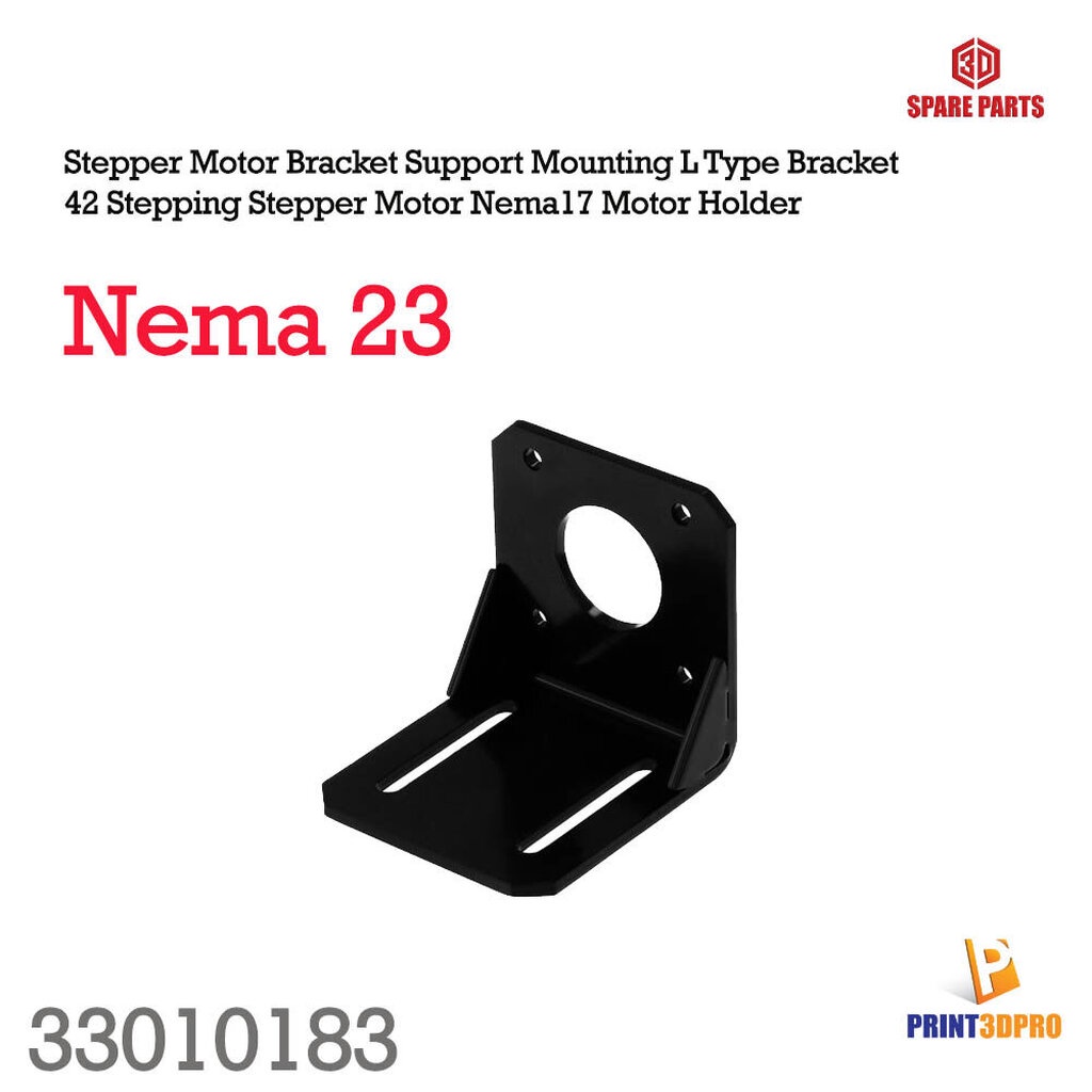 3D Printer Part NEMA 23 Step Motor Accessories Bracket Support Mounting L Type Bracket Mount 57 Step