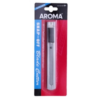 มีดคัตเตอร์อโรม่า SILVER-51 [AROMA]