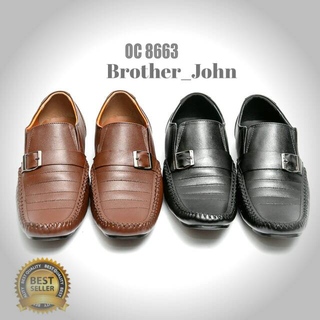 รองเท้าผู้ชายหนังแท้ made in bandung odon cibaduyut oc 8663