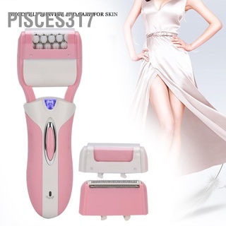 Pisces317 3‐In‐1 อุปกรณ์กําจัดขนเท้าไฟฟ้า