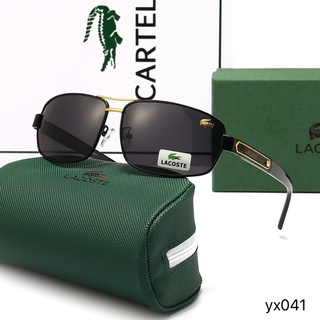 LACOSTE ! ลาคอส ! ใหม่ แว่นตากันแดด แฟชั่นสําหรับผู้ชาย เหมาะกับการขับขี่