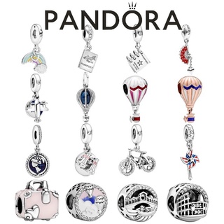 Pandora ขายดี ลูกปัดเงินสเตอร์ลิง 925 ของขวัญวันเกิด สําหรับสุภาพสตรี 2021 p825 DIY