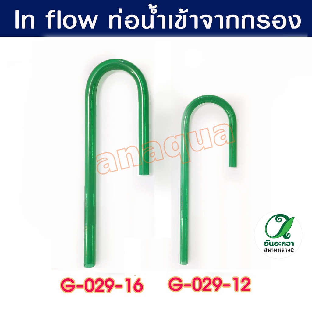 Inflow - Outflow Stainless ท่อน้ำเข้าออกสแตนเลส สำหรับตู้ปลา