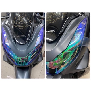 PCX160 ฟิล์มกันรอย ไฟหน้า+ไฟท้าย สำเร็จรูป  ฟิล์มไฟหน้า Pcx2021-2023 ❗️สินค้าติดตั้งยาก ใช้ความสามารถสูงคะ