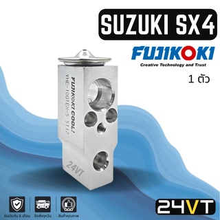 วาล์วแอร์ แท้ FUJIKOKI ซูซูกิ เอสเอ็กซ์ 4 SUZUKI SX4 วาล์วบล็อก วาล์วบล็อค วาล์วตู้แอร์ ตู้แอร์ คอล์ยเย็น วาล์ว คอยแอร์