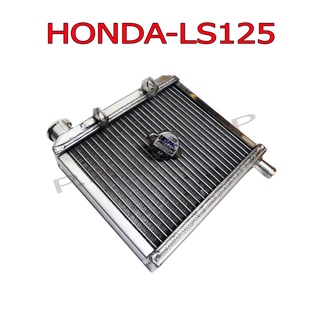 A NEW หม้อน้ำแต่งอลูมิเนียม งานสร้าง สำหรับ HONDA-LS125 งานเทพเทพ