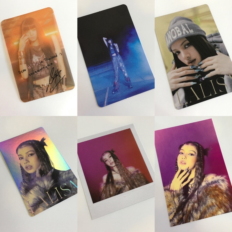 Lisa first single album Lalisa photocard polariod postcard ลิซ่า Blackpink แบล็คพิงค์