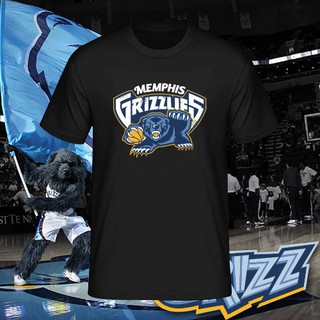 เสื้อยืดผ้าฝ้ายNBA Memphis Grizzlies Basketball Team T-Shirt CS-537L XL  XXL 3XL