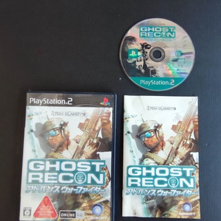 TOM CLANCYS GHOST RECON Advanced Warfighter แผ่นแท้ PS2 แผ่นสภาพดี PlayStation 2