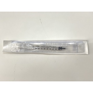 Syringe กระบอกฉีดยา 1 มล. ไซริงค์ 1 ml ไซริ้งค์ แบ่งขาย 100 ชิ้น (ไม่มีกล่อง)