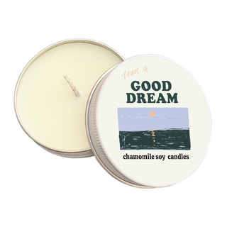 Summerstuff.marine - Have a good dream soy wax candles (60g.) เทียนหอม กลิ่น ดอก Chamomile ผ่อนคลาย ของขวัญ