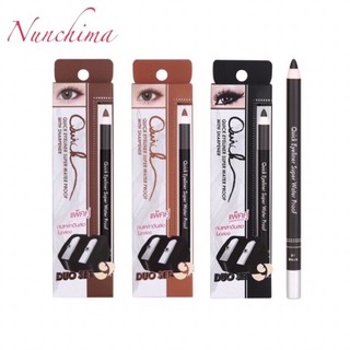 อายไลเนอร์ Mei Linda Quick Eyeliner Super Water Proof  กบเหลา