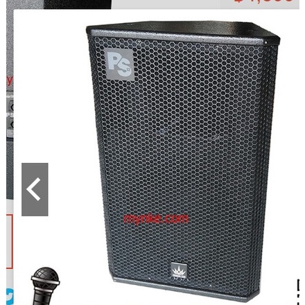 ตู้ลำโพง 12นิ้ว PS12 PROEURO TECH FULL-Range Speaker 300WATT RMS.