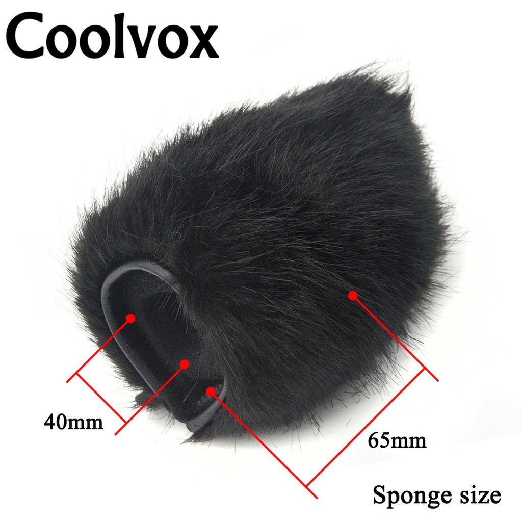 ผ้าคลุมไมโครโฟน กันลม พร้อมโฟมครอบ สําหรับไมโครโฟน KTV 58