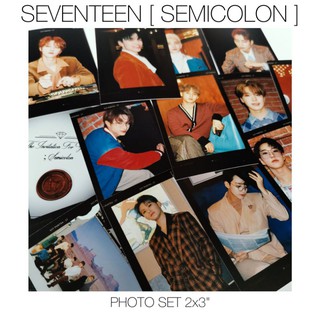 SEVENTEEN : semicolon เซตรูป มินิ 2x3 นิ้ว kpop