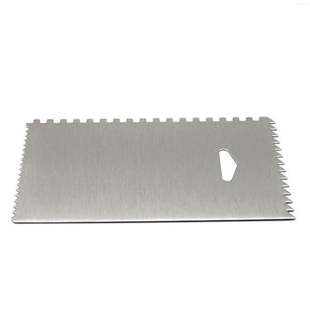 Stainless Steel Cake Scraper Trapezoidal Cake Scraper Cream Chocolate Icing Smoother Tool Kitchentool