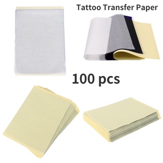 [ลดล้างสต๊อก]Transfer Paper กระดาษลายฉลุ ขนาด A4 สําหรับสักลาย 100 ชิ้น ต่อกล่อง