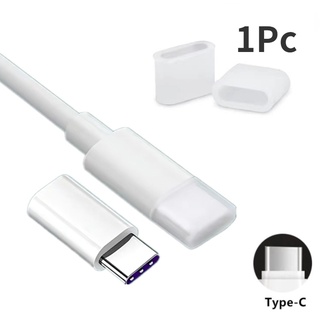 ฝาครอบป้องกันฝุ่น แบบสากล / สายชาร์จโทรศัพท์ USB Type C ฝาครอบป้องกันฝุ่น / อะแดปเตอร์ขยายสายเคเบิลซิงค์ข้อมูล ฝาครอบใส