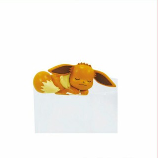 กาชาปอง Eveeนอน เกาะแก้ว (Pikachu&amp;Evee) งานแท้ญี่ปุ่น.