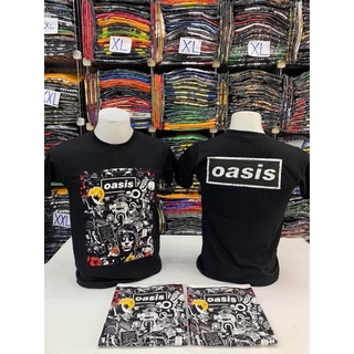 สไตล์ใหม่ เสื้อวง Oasis เสื้อยืดวงร็อคส่งจากไทย คอกลม