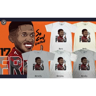 เสื้อยืดลายการ์ตูน ปีศาจแดง แมนเชสเตอร์ ยูไนเต็ด(Manchester United) FRED