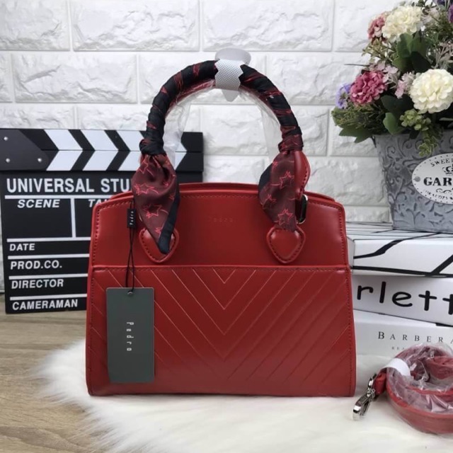 PEDRO STRUCTURED TOP HANDLE BAG