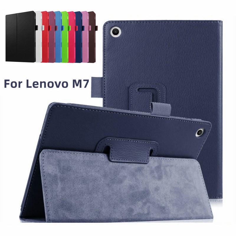 เคสแท็บเล็ตฝาพับยืน สําหรับ Lenovo Tab M7 3rd Gen TB-7306F M7 2nd Gen TB-7305X/I/F 7นิ้ว กรณีกันกระแ