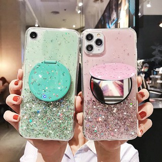 Huawei Y9s Y6s Y9 Prime Y9 2019 Y7 Y6 Prime Pro 2019 Nova Y61 แฟชั่น แวววาว เคสกระจก