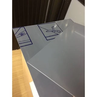 PVC แผ่นพลาสติกพีวีซีเทา ความหนา 0.8-3 มิล ขนาด 30×40 ซม.- 60x60ซม. แพค 2-5 ชิ้น