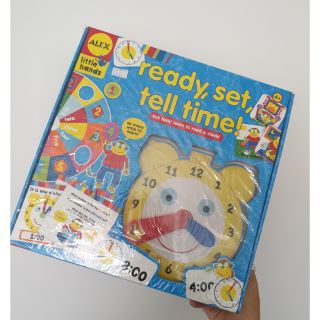 ลดล้างสต็อก Ready set tell time ของเล่น alextoy usa ฝึกการอ่านเวลา